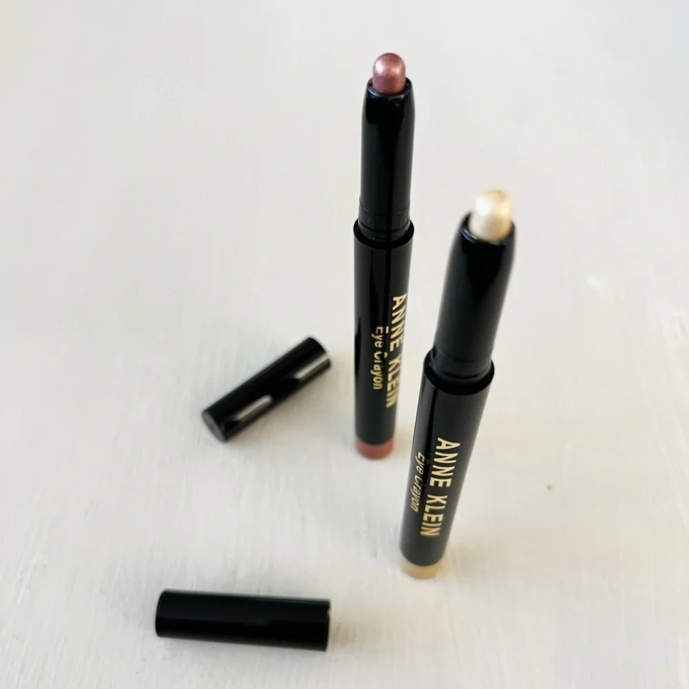 NWT Anne Klein Eyeshadow Crayon Duo Champagne & Allure Shimmer Eye Color
